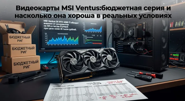 Видеокарты MSI Ventus: бюджетная серия и насколько она хороша в реальных условиях