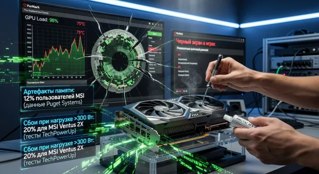 Артефакты и сбои на видеокартах MSI: типичные проблемы и способы их решения: подробный гид по выбору с тестами и сравнениями